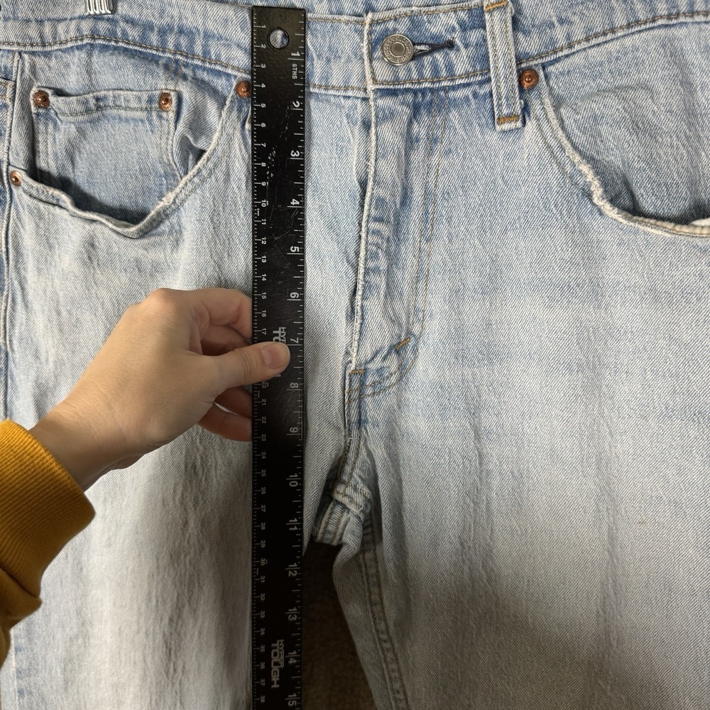 Levi's 559 Jeans Men's 34x32 Light Wash Relaxed Straight Denim Pants Y2K Vintage - Picture 4 of 14